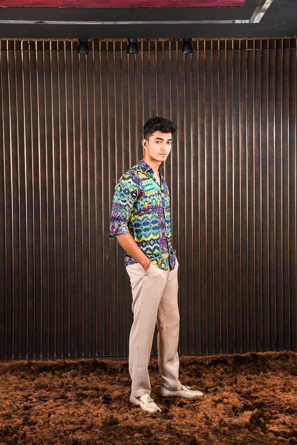 Echo Tribe Pop Cotton Blended SHIRT