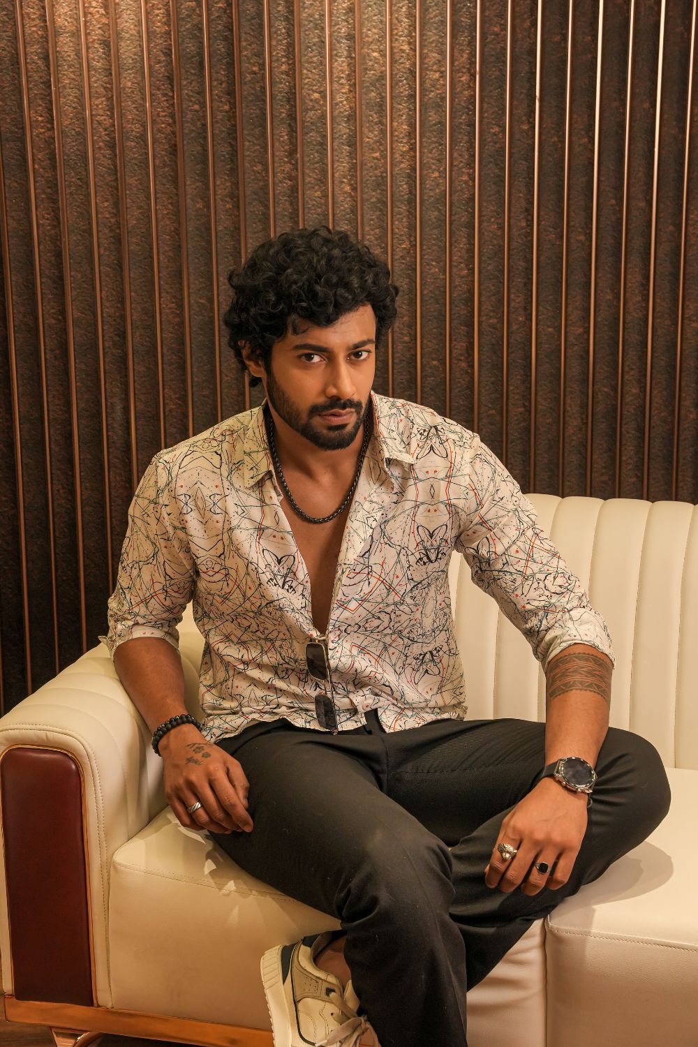 Malibu Sketch Silk Shirt