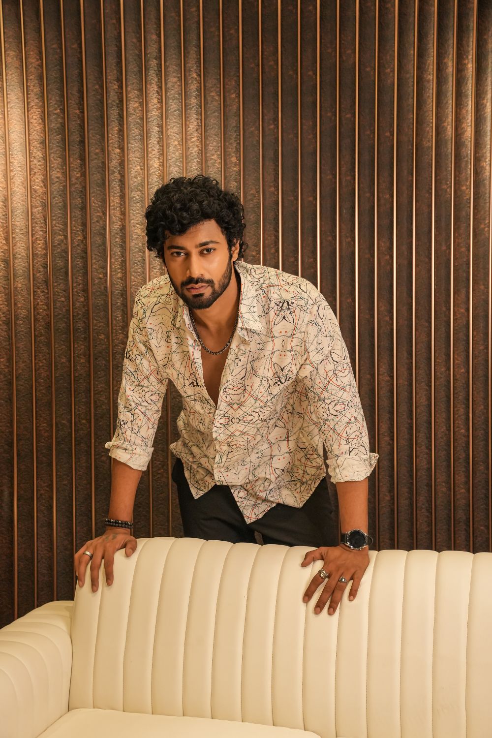 Malibu Sketch Silk Shirt