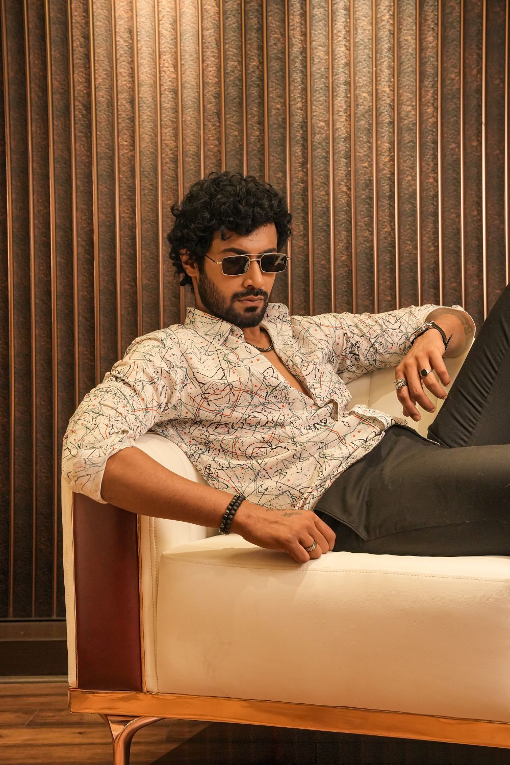 Malibu Sketch Silk Shirt