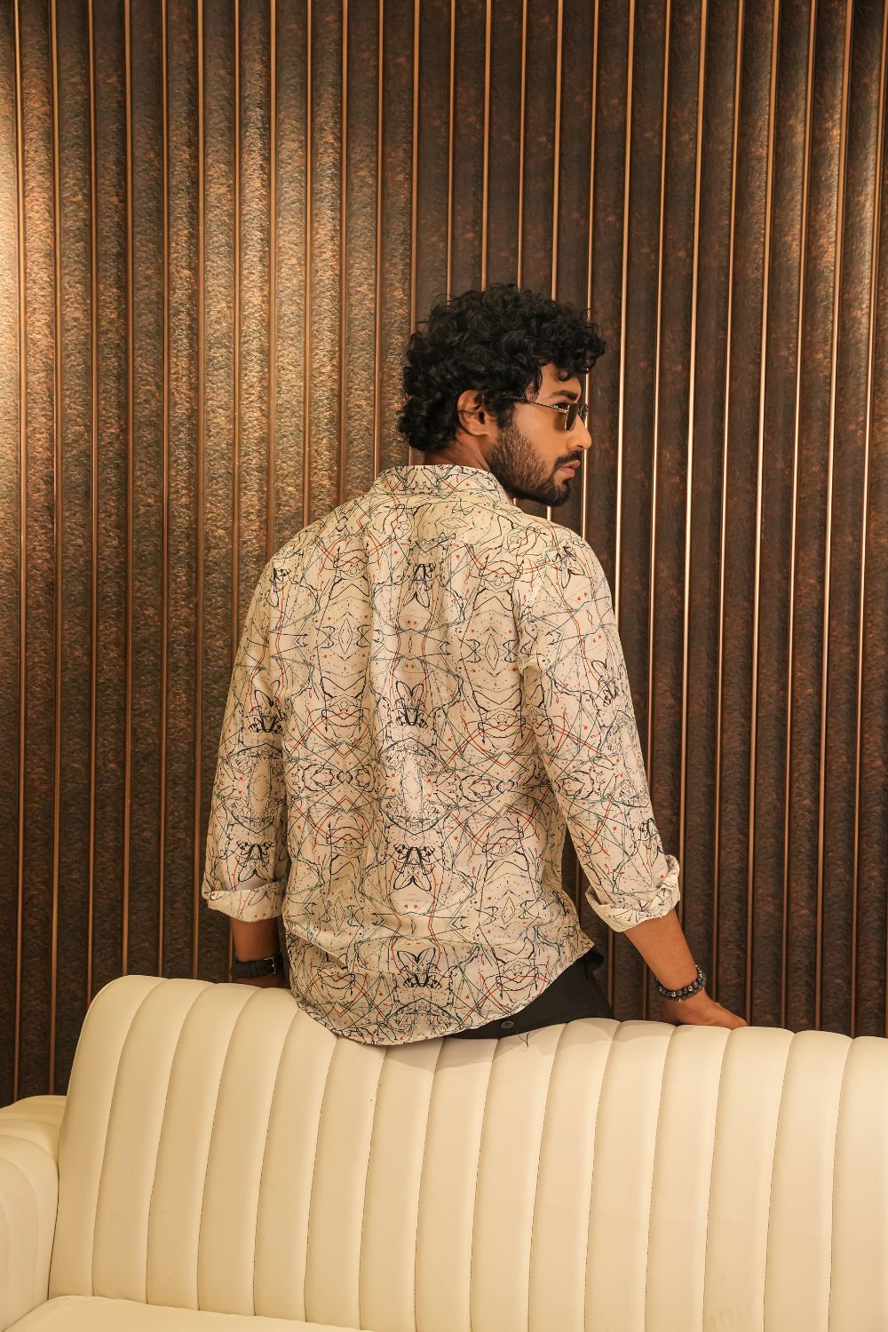 Malibu Sketch Silk Shirt