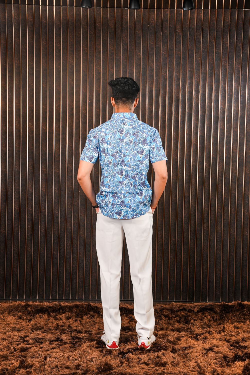 Twilight Palm COTTON SHIRT