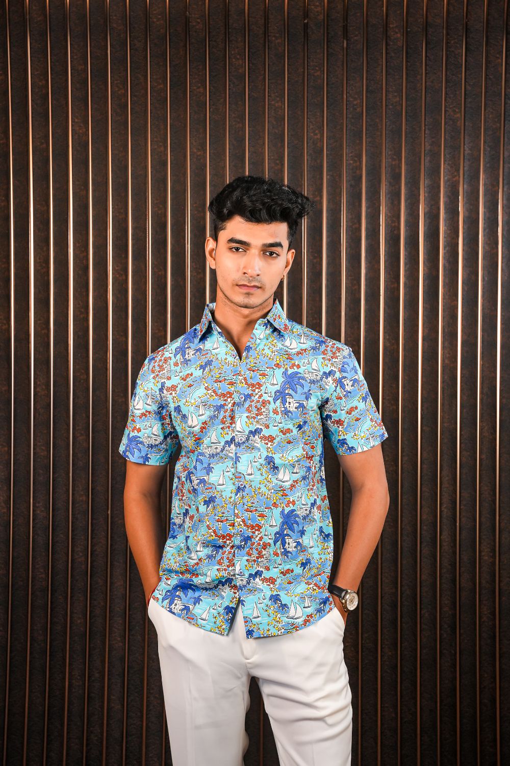 Island Drift Cotton SHIRT