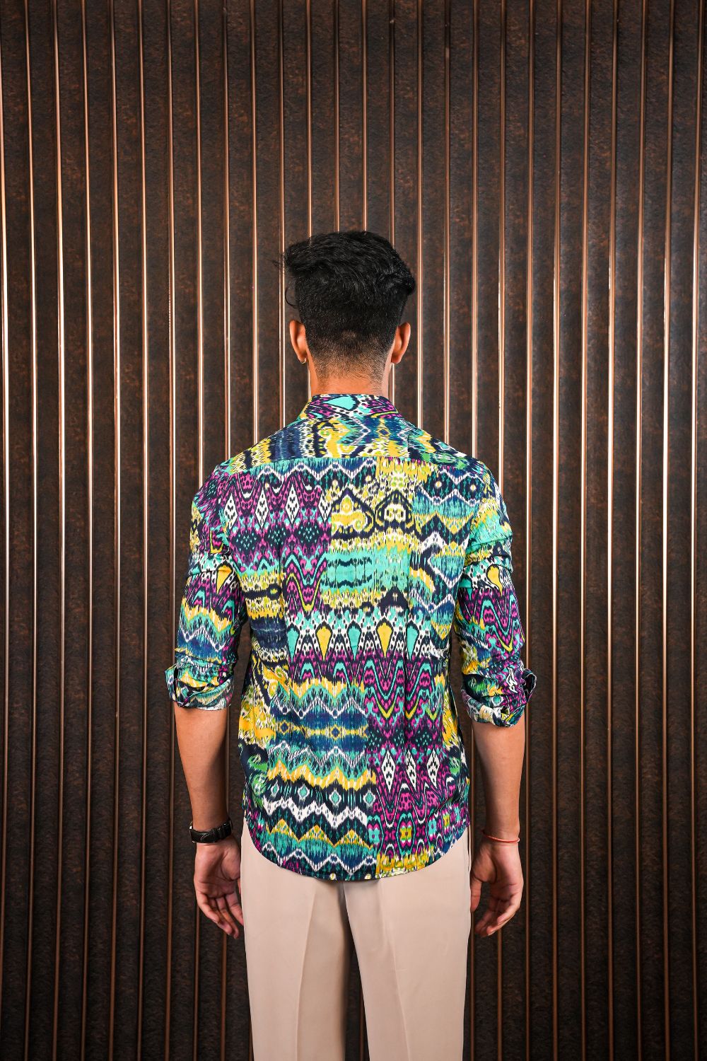 Echo Tribe Pop Cotton Blended SHIRT