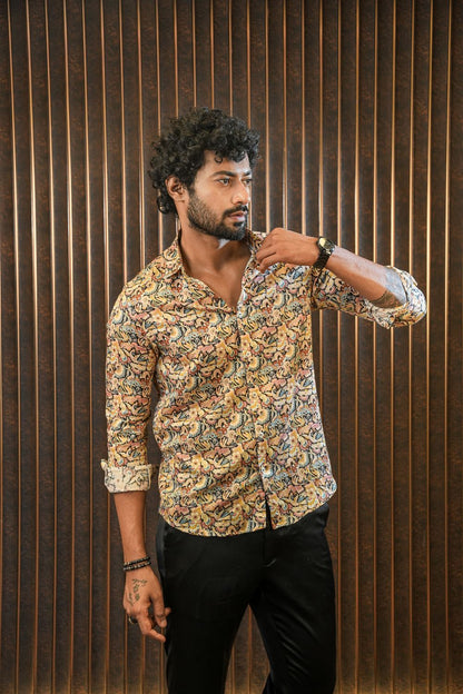 Dreamscape Village Silk Shirt