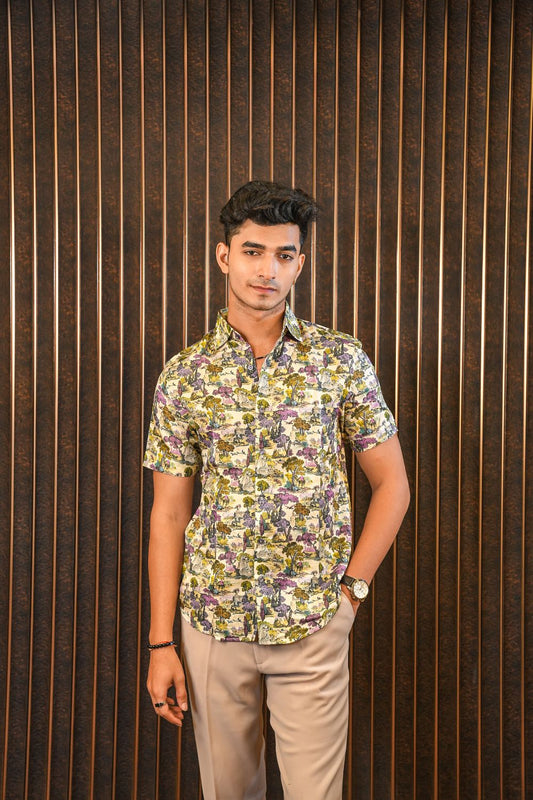 Dreamscape Village SILK SHIRT