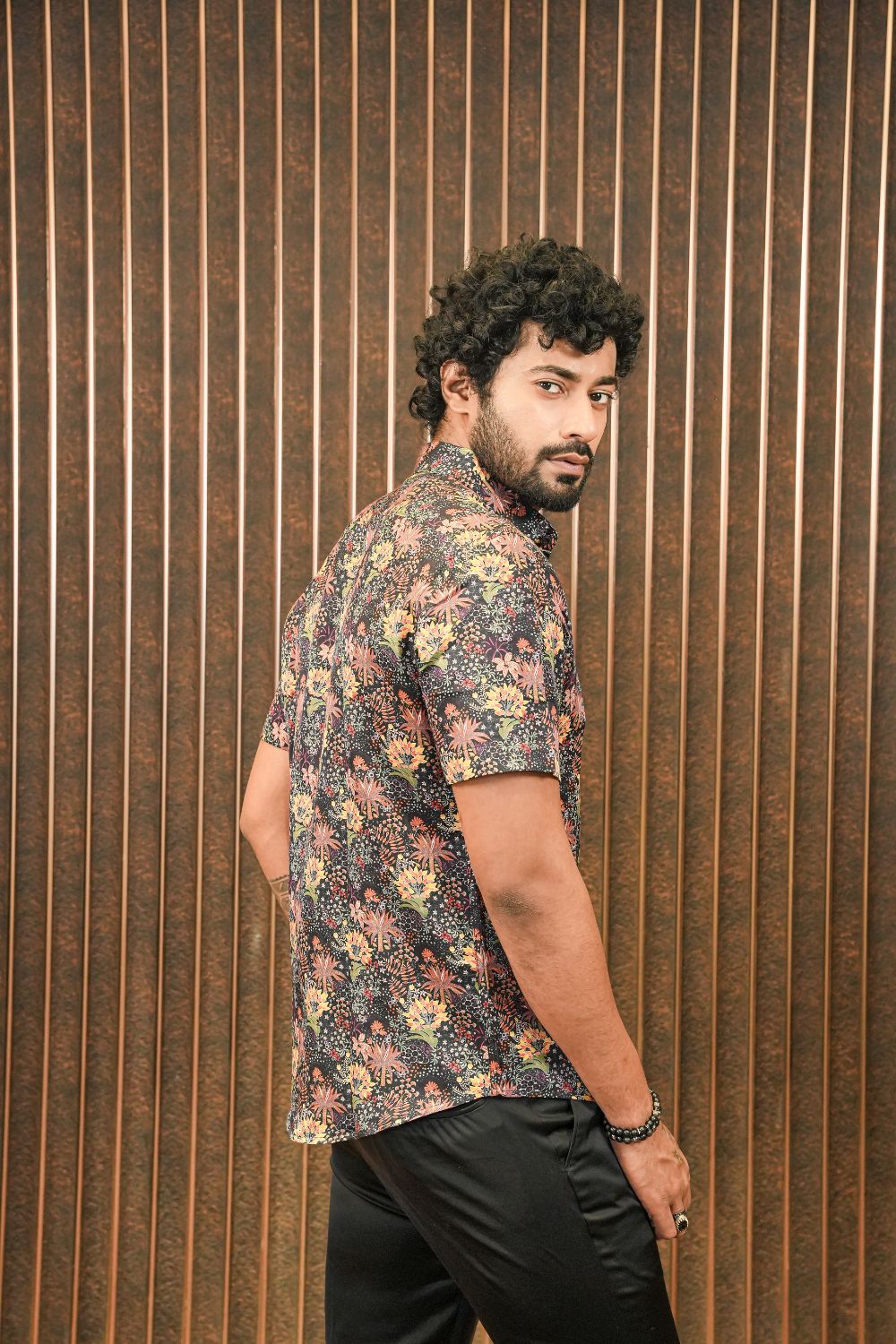 Midnight Garden SILK SHIRT