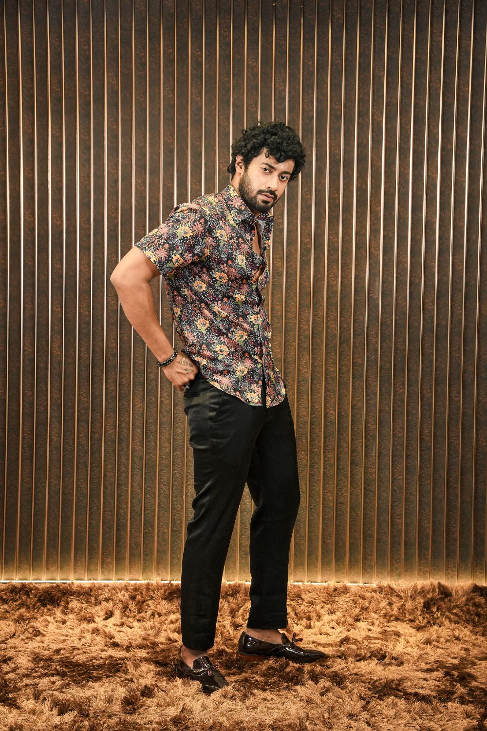 Midnight Garden SILK SHIRT