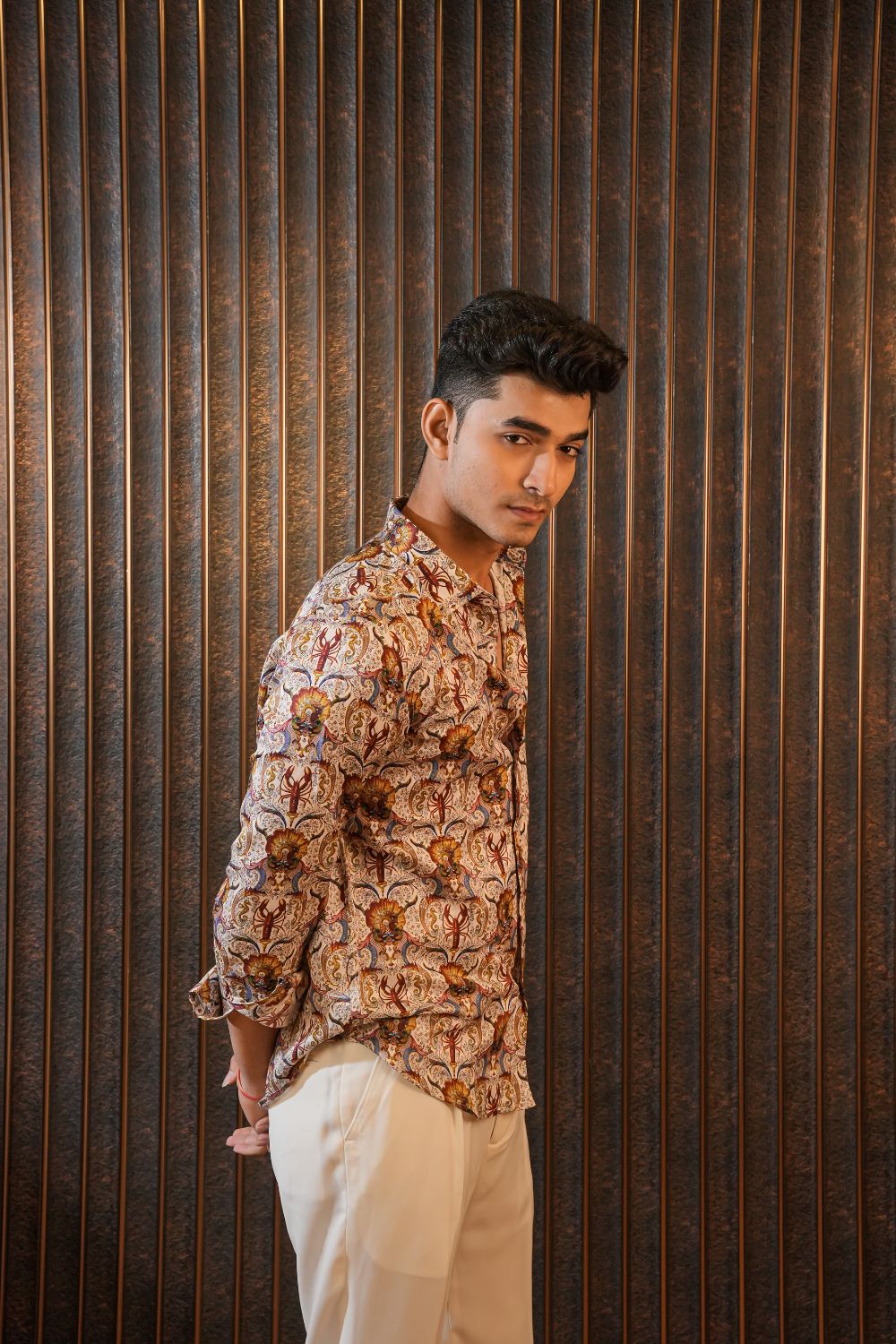 Zambezi Lobster Scroll Silk Shirt