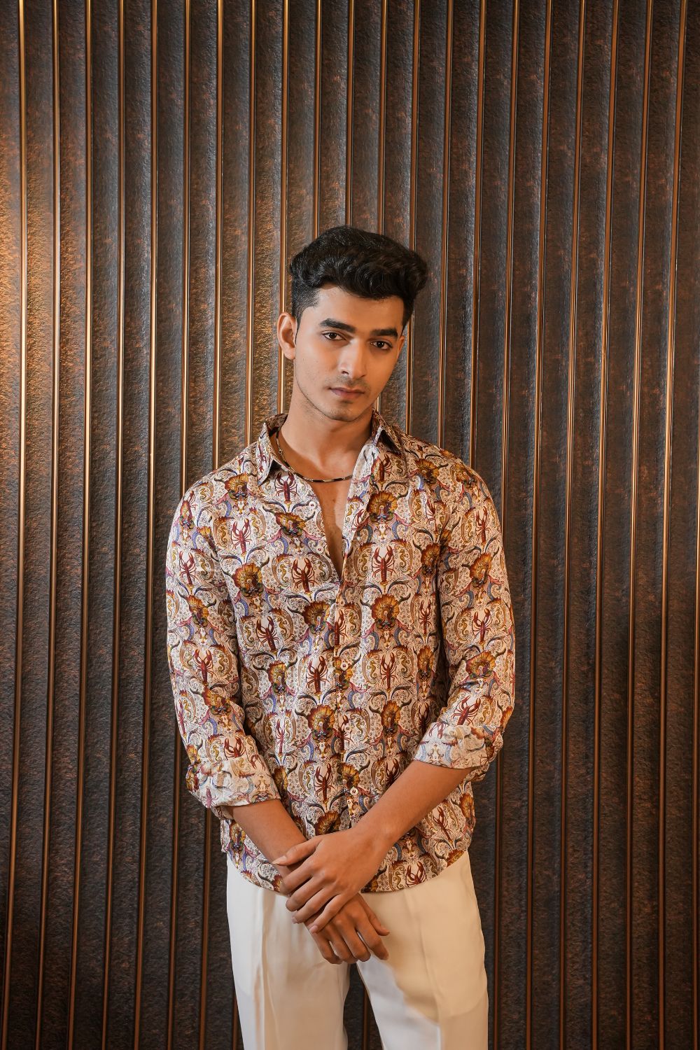 Zambezi Lobster Scroll Silk Shirt