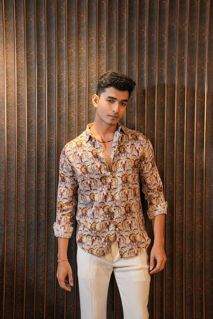 Zambezi Lobster Scroll Silk Shirt